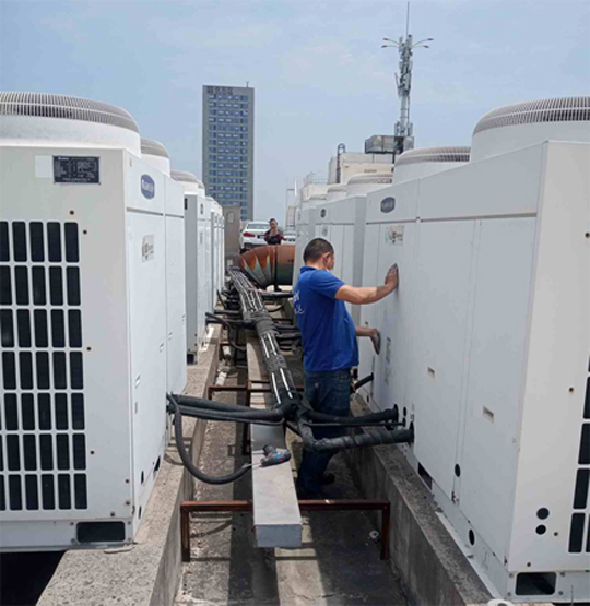 铁山中央空调制热和不制冷系统维修方法